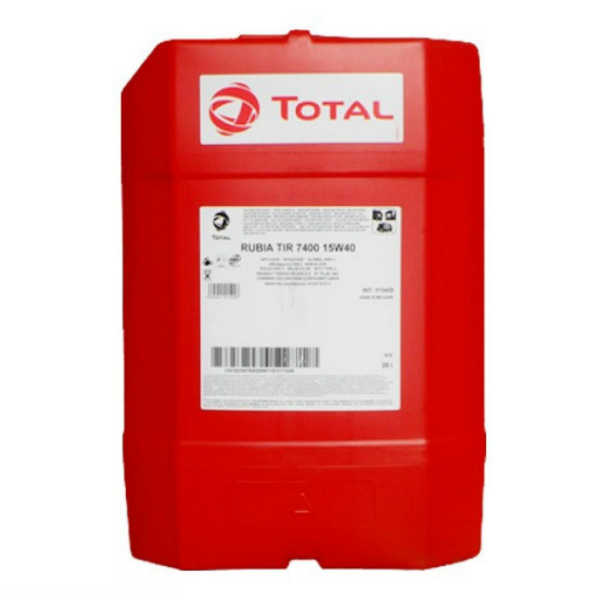 Моторное масло Total Rubia TIR 7400 15w40 минеральное (20 л)